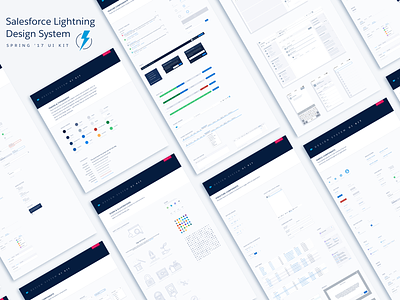 Lightning Design System Sketch UI Kit - Spring 17 brand lightning prototyping salesforce salesforce ux sketch spring ui ui kit design