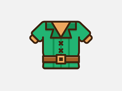 Questing Essentials - Tunic Icon clothing design icon icon design iconography ui user interface ux video games zelda