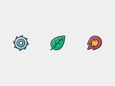 Megaman 2 Special Weapon Icons blade fire icon icon design icons illustration leaf megaman ui user interface ux