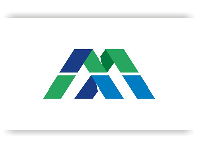M Letter Logo art