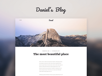 Daniel's Blog