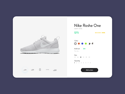 Daily UI #033 - Customize Product