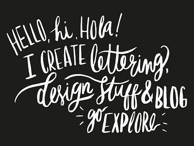 HDS Website Lettering calligraphy handlettering lettering type typography