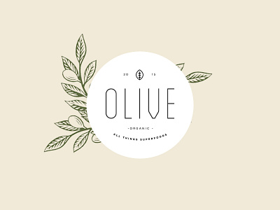 Olive / Brand Concept branding food identity logo