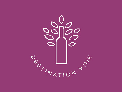 Destination Vine / Concept 1 branding icon logo wine