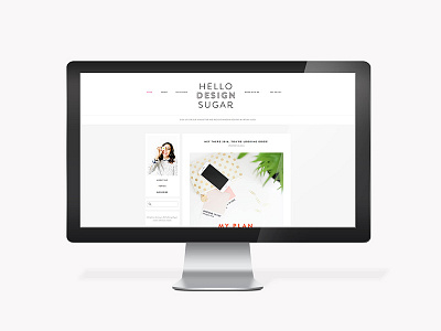 HDS Blog Design blog design blogger clean minimal web design