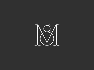 Gambit Media | Monogram Concept 1 ligature logo minimal monogram typography