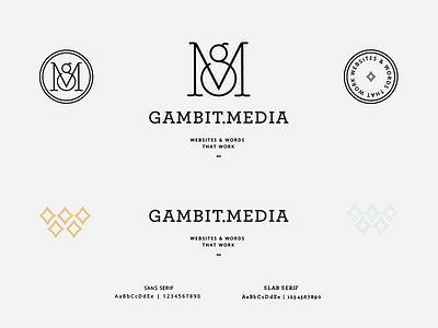 Gambit Media |  Final Logo System