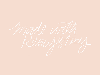 Kemy Studio | Brand Assets 3 brush lettering hand lettering logo script texture typography logo