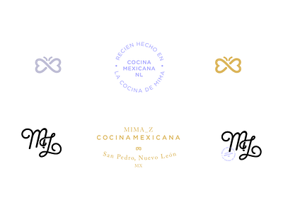 Mima | Logo System badge branding emblem logo logo system minimal pattern typography