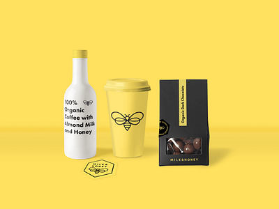 Milk and Honey Packaging bottle design food packaging label design packaging superfoods