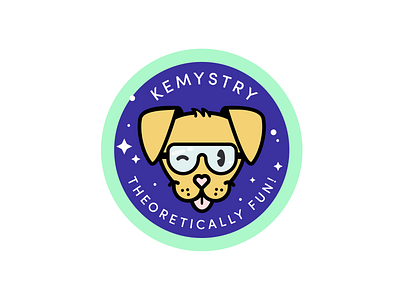 Pancake the Lab's Lab! avatar badge dog illustration vector