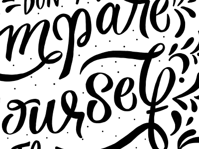 Lettering Sneak Peek