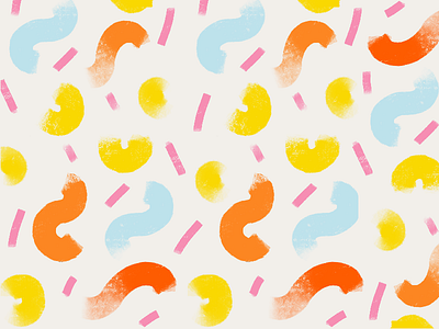 Squiggles Pattern colorful pattern pattern procreate squiggles texture