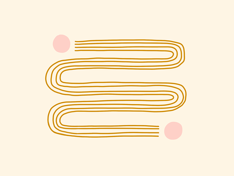 Shape Play colorblocking line work illustration art mobile wallpapers wallpaper