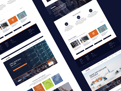 Secure24 Redesign business homepage web website