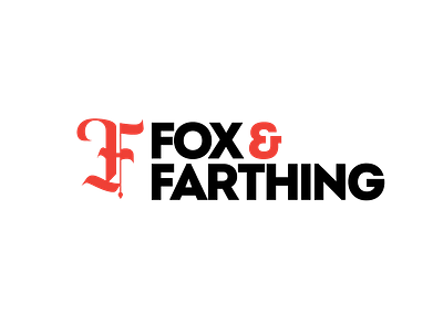 Fox & Farthing Brand branding design graphic design logo vector