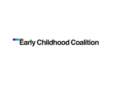 Early Childhood Coalition branding childhood children logo type typography