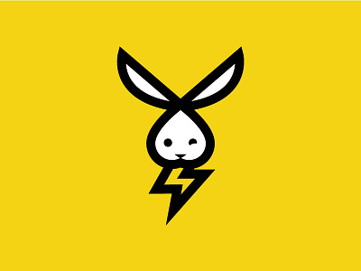 Twitchy Rabbit bunny icon lighting logos mail chimp rabbit thirty thirtylogos twitchy twitchy rabbit
