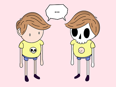 Skullkids cartoon character illustration skull skullkid switch