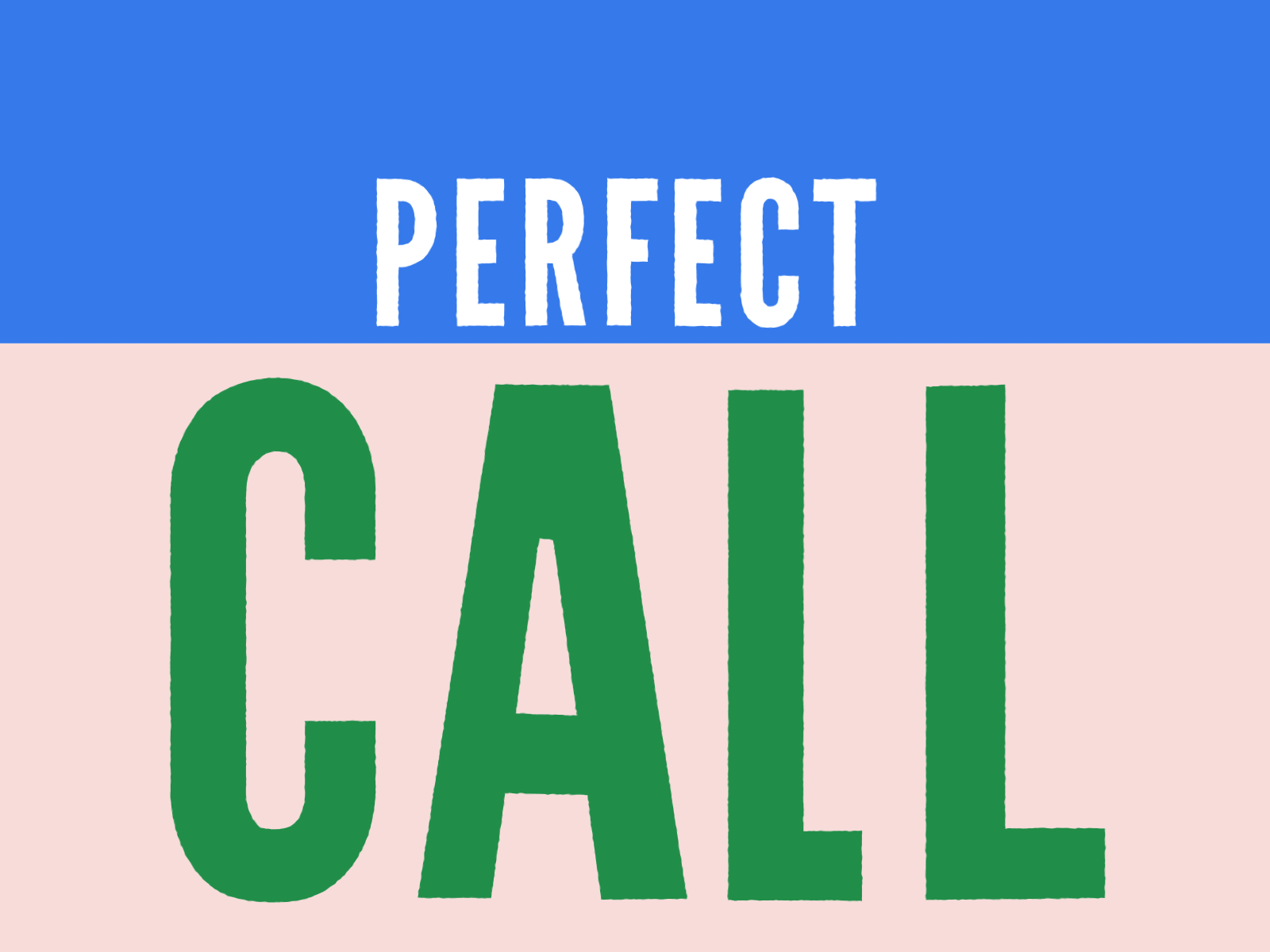 "Perfect Call" animate animation animation design call mograph perfect perfect call trump type typography