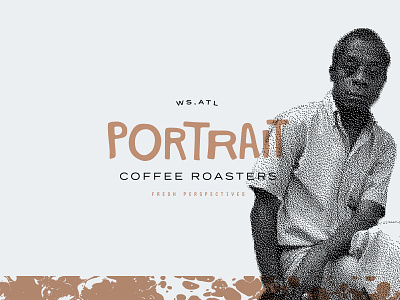 Portrait Coffee Roasters Logotype branding cafe coffee coffee logo coffeeshop kickstarter logo logotype portrait type
