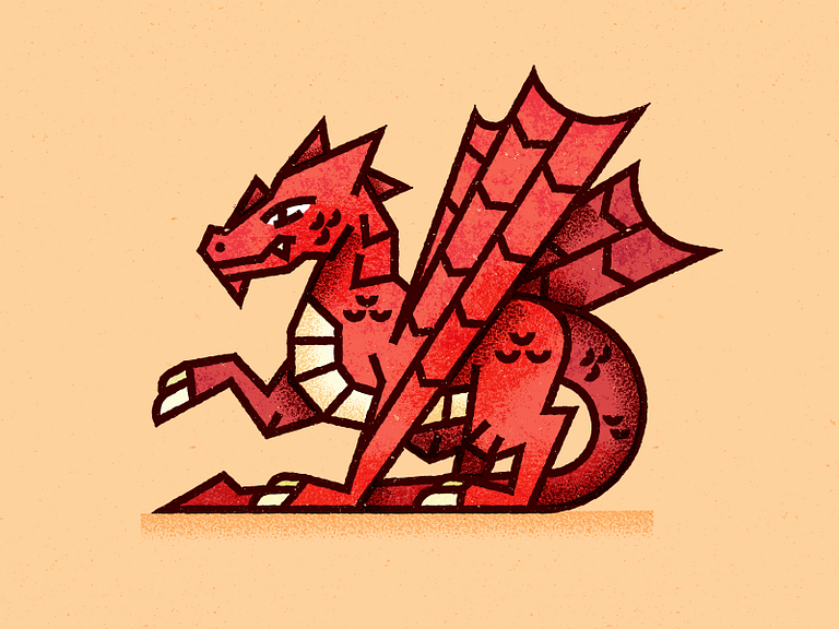 Ancient Dragon by Mark on Dribbble