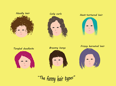 Hair illustration design illustration vector