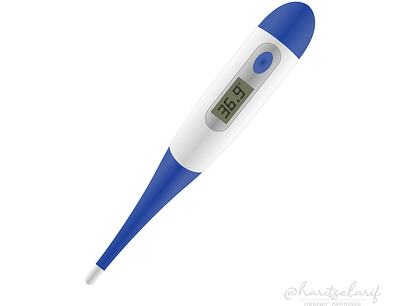 Thermometer Illustration 3d celsius corona virus covid design graphic design healthcare hospital illustration medical medicine meter object png themperature thermo thermogun thermometer tool vector