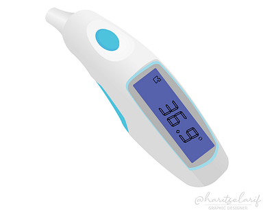 Thermometer Illustration 3d branding covid covid 19 design designer full color gradient graphic design hospital illustration logo pandemic png portfolio simple thermometer tool vaccine vector