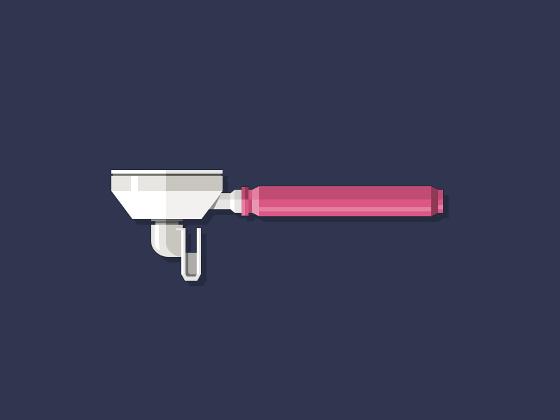 Portafilter (Coffeegeek Poster wip) by Isaac Gray on Dribbble