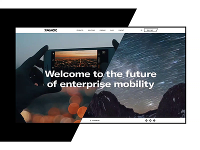 FAMOC - Product Platform | Cybersecurity for mobile devices adobe xd animation corporate cybersecurity desktop devices interaction intro landing management mobile motion page platform product security tech technology webdesign website