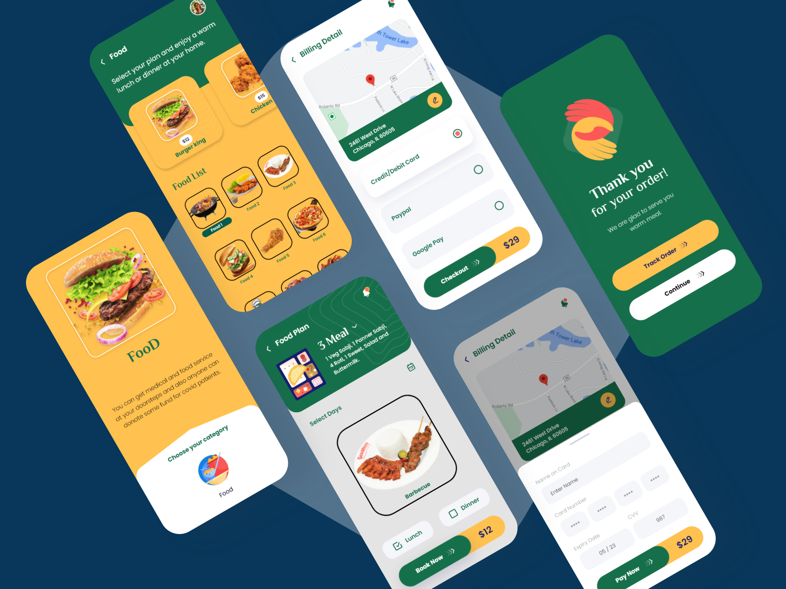 Food Booking app by Syed Rasel Ahmed on Dribbble