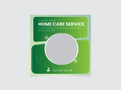 Home Care Service Social Media Design