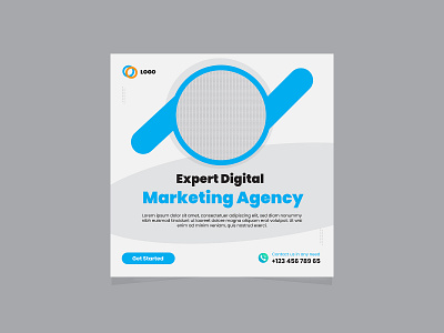 Marketing Agency Social Media Design Free Download