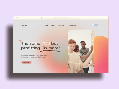 Salou Web Concept - Landing Page