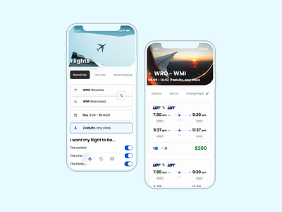 App for booking tickets for businessmen airplane app design flight mobile mobile design ui ux