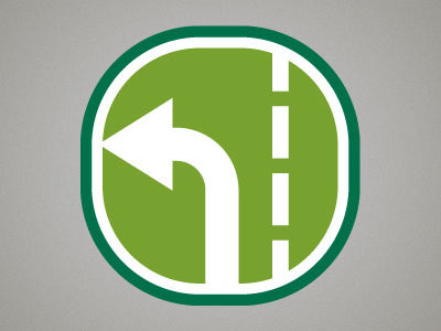 Road highway identity logo road safety sign