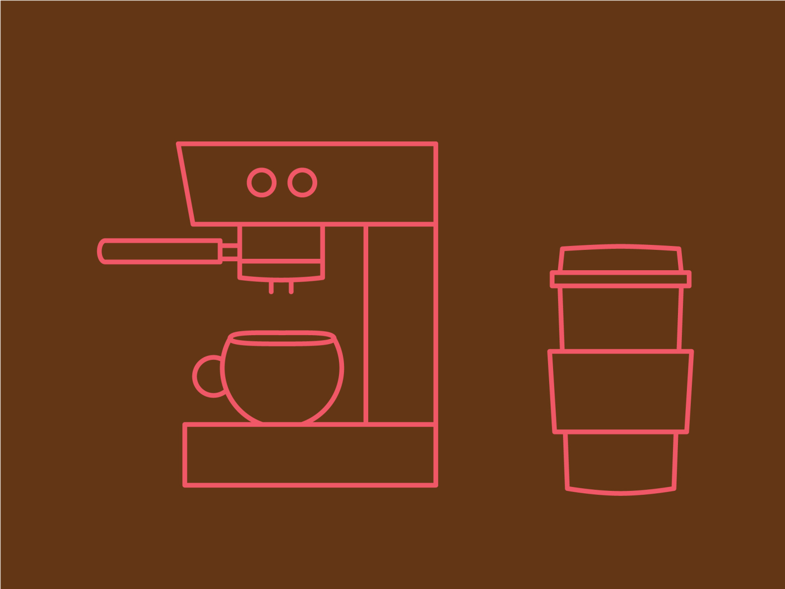coffee shop icons by Marcos Reyes on Dribbble coffee shop icons