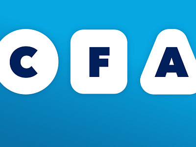 CFA branding design process icon identity logo logo mark