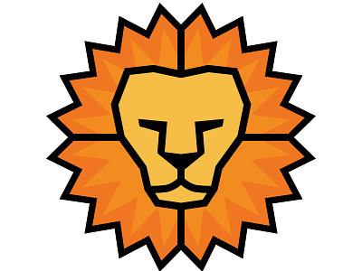 Lion brand branding icon identity illustration lion logo