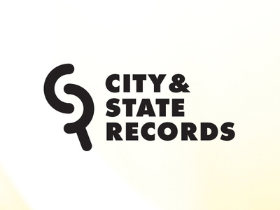 City & State Records brand branding icon identity illustration logo