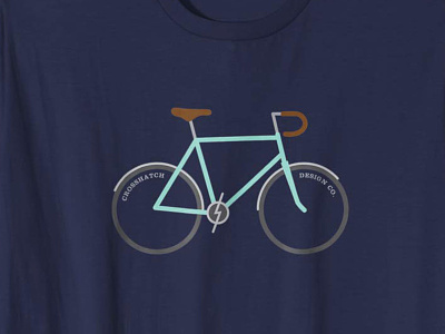 Bike Tee bike branding design drawing identity illustration logo oldschool touring bike tshirt