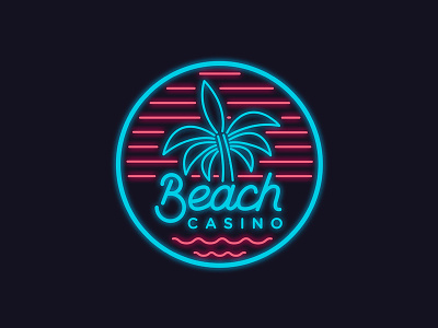 Beach Casino [Revised] band beach beach casino casino logo neon