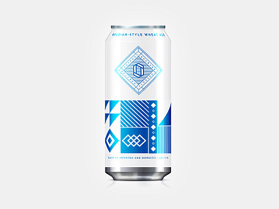 Outpost Brewing Co. Can Design badge beer brewing can design logo outpost packaging design