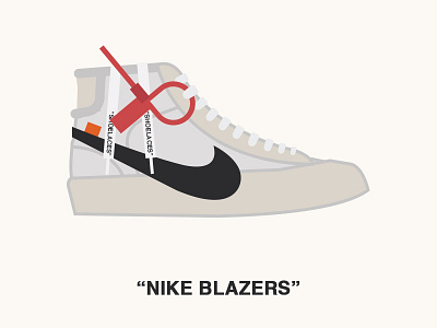 Nike Blazers "OFF WHITE" nike blazers off white sneaker