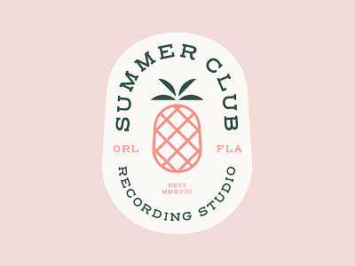 Summer Club Emblem WIP beach casino florida orlando pop band recording studio summer club wip