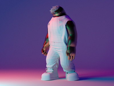 C4d 半成品boy