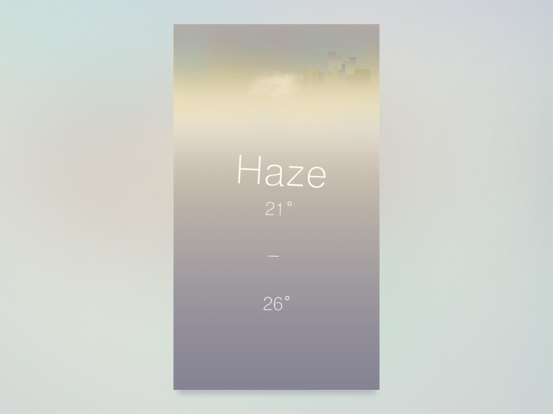 Haze ui