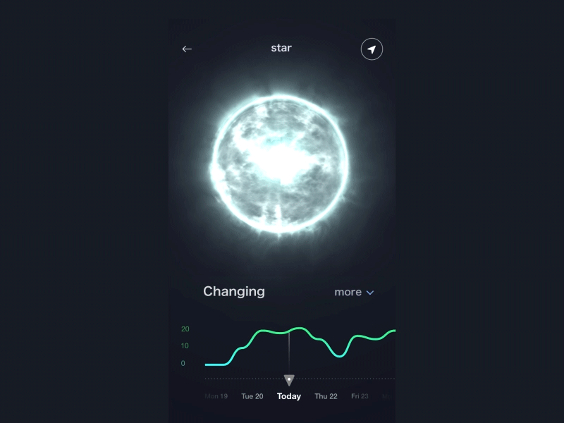 Energy ball UI